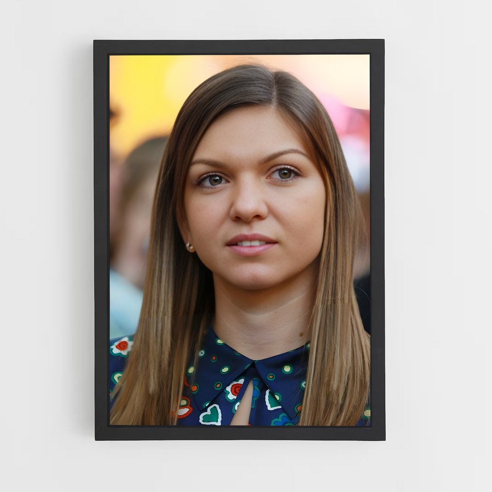 Poster Simona halep azur – affiche Tennis (vue 2)